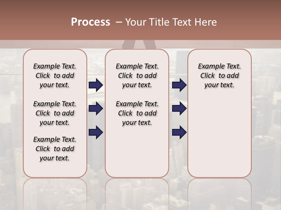 City Equilibrium Panorama PowerPoint Template