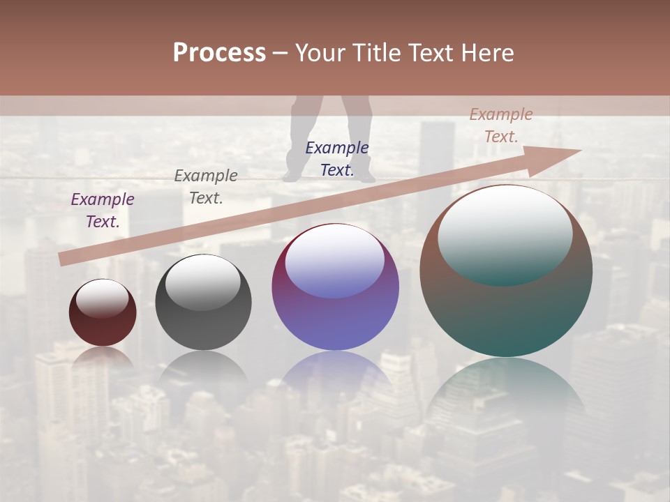 City Equilibrium Panorama PowerPoint Template