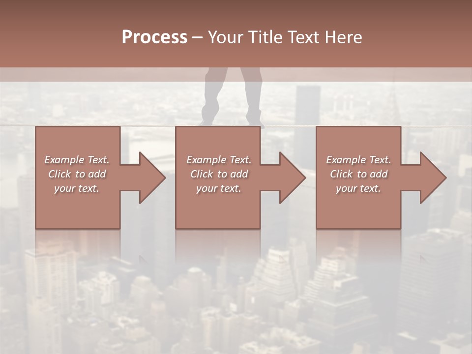 City Equilibrium Panorama PowerPoint Template