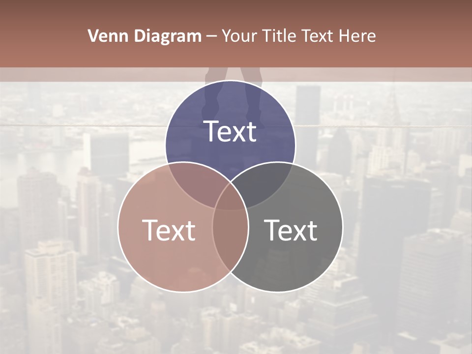 City Equilibrium Panorama PowerPoint Template
