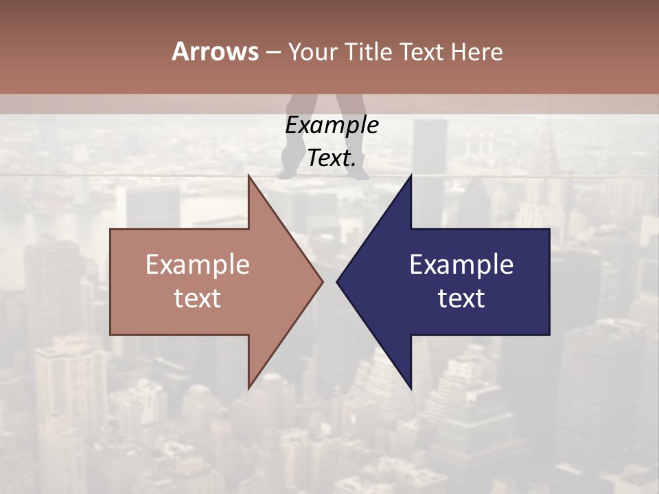 City Equilibrium Panorama PowerPoint Template