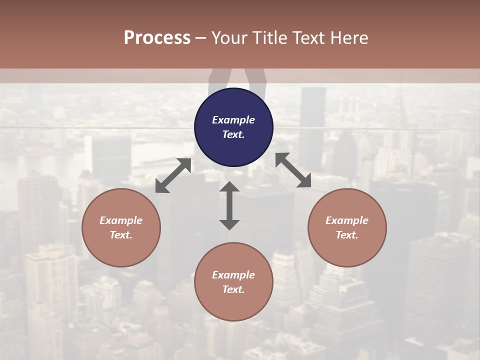 City Equilibrium Panorama PowerPoint Template