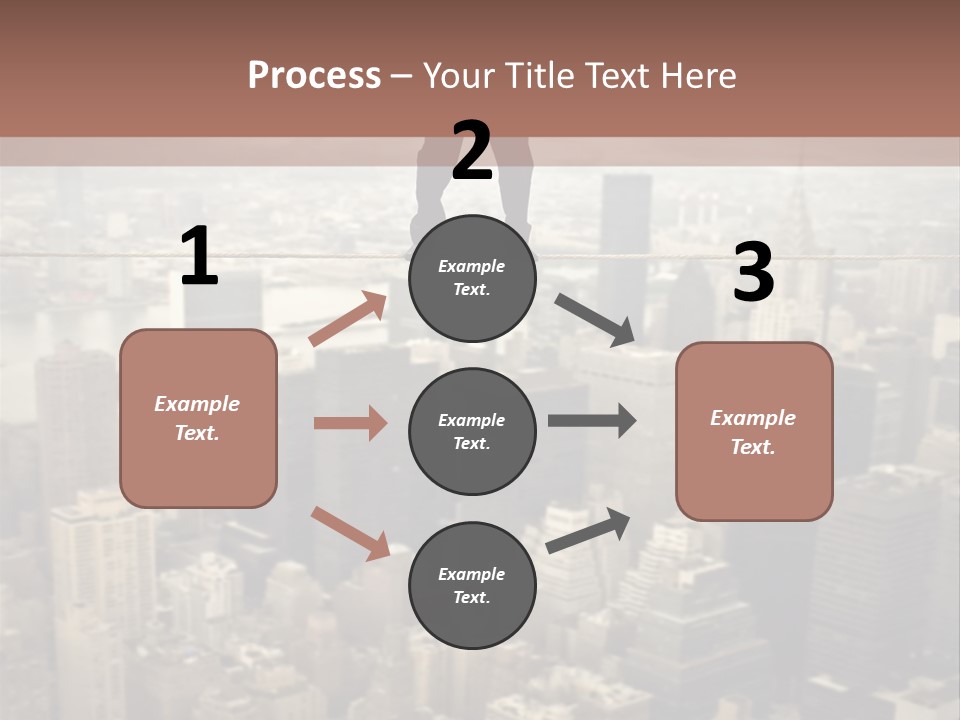 City Equilibrium Panorama PowerPoint Template