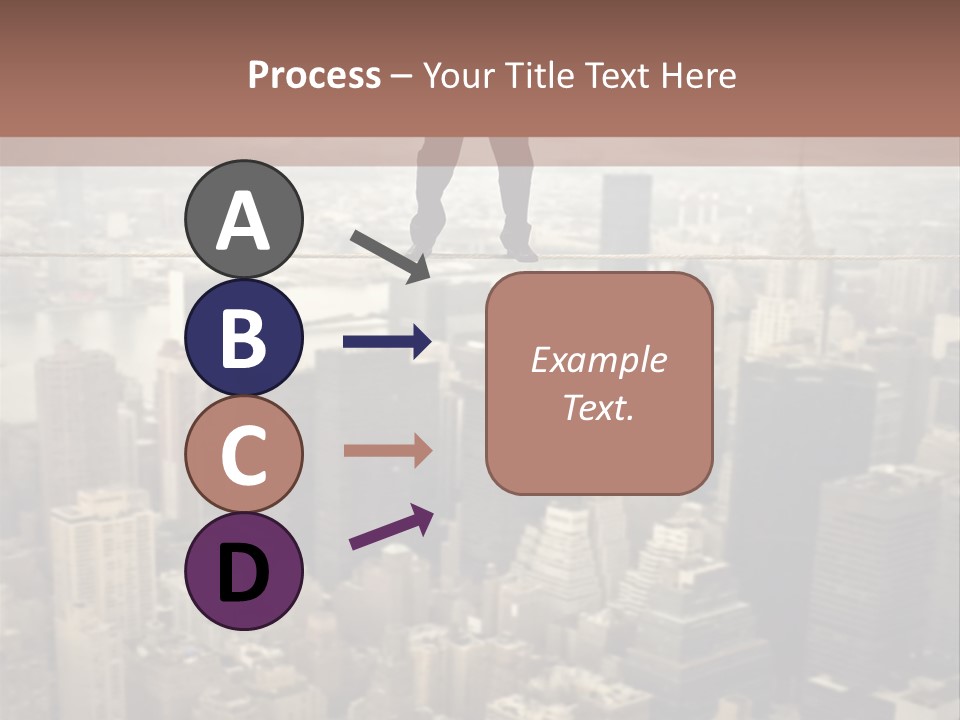 City Equilibrium Panorama PowerPoint Template