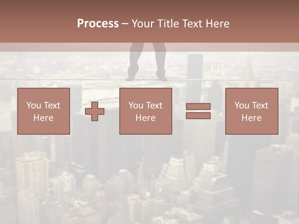 City Equilibrium Panorama PowerPoint Template