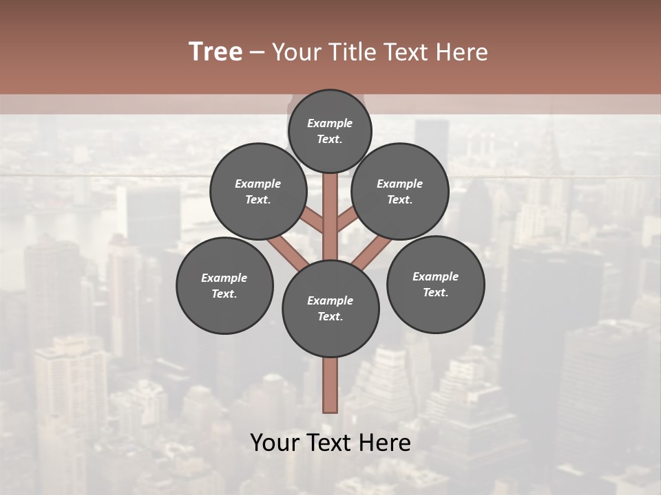 City Equilibrium Panorama PowerPoint Template