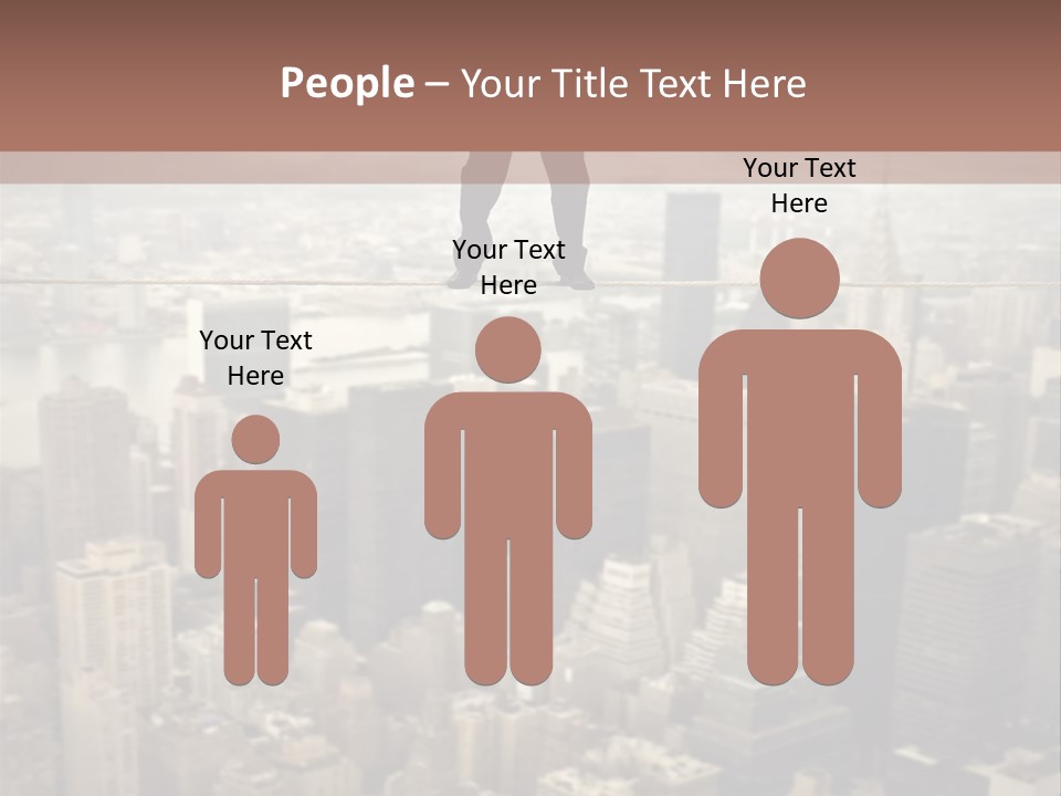 City Equilibrium Panorama PowerPoint Template