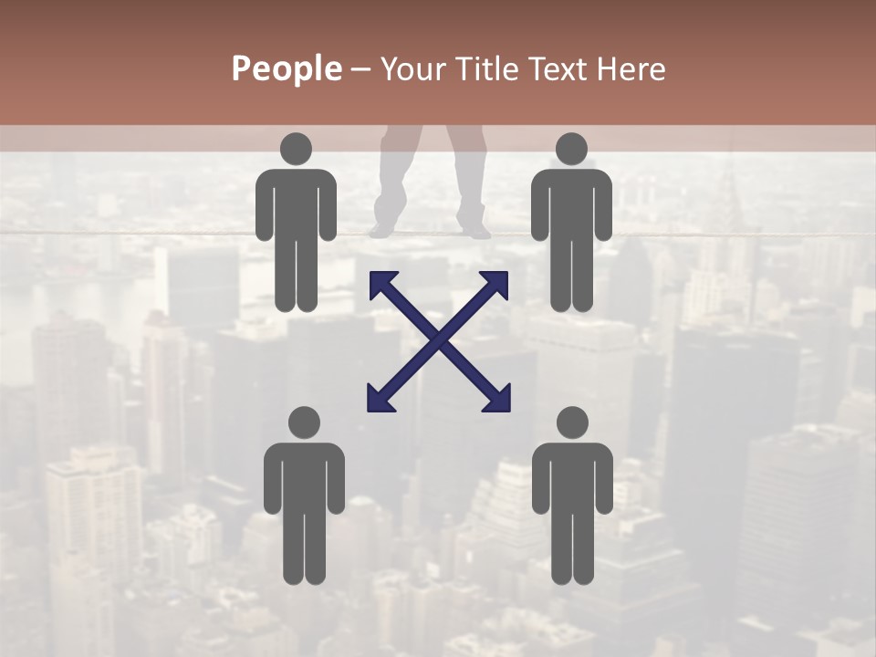 City Equilibrium Panorama PowerPoint Template