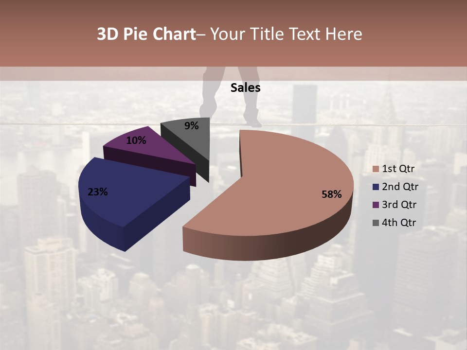 City Equilibrium Panorama PowerPoint Template