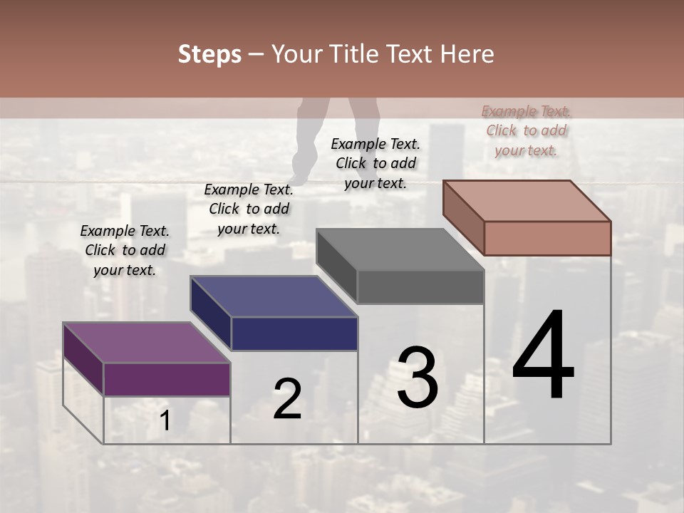 City Equilibrium Panorama PowerPoint Template