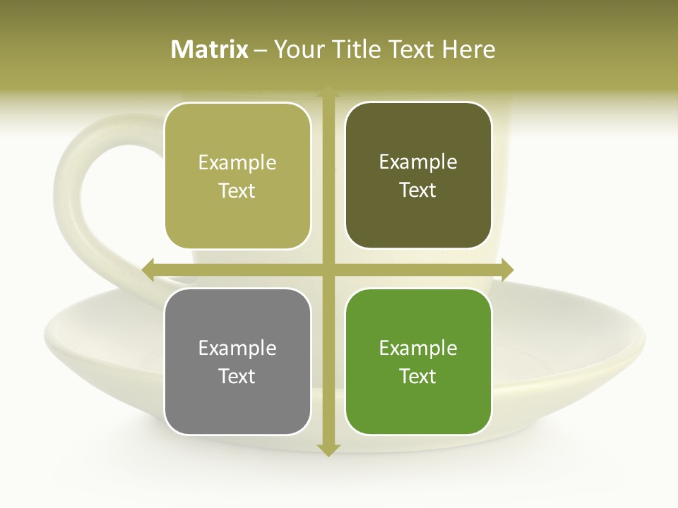 Coffee Coffee Cup White Background PowerPoint Template