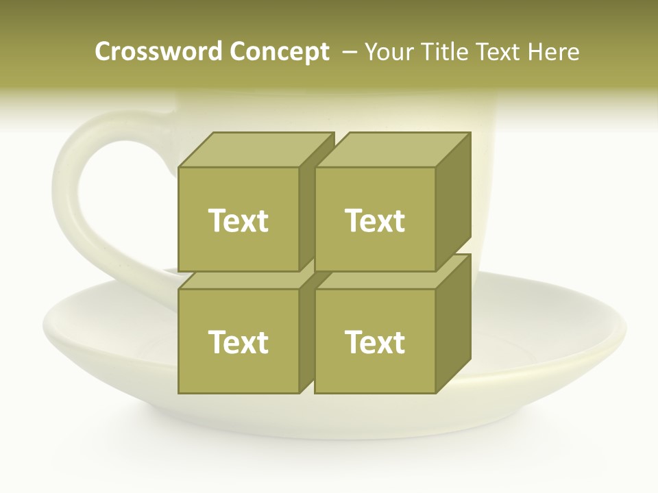 Coffee Coffee Cup White Background PowerPoint Template