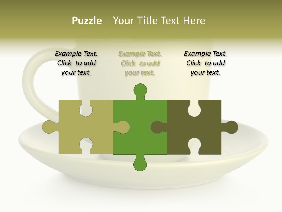 Coffee Coffee Cup White Background PowerPoint Template