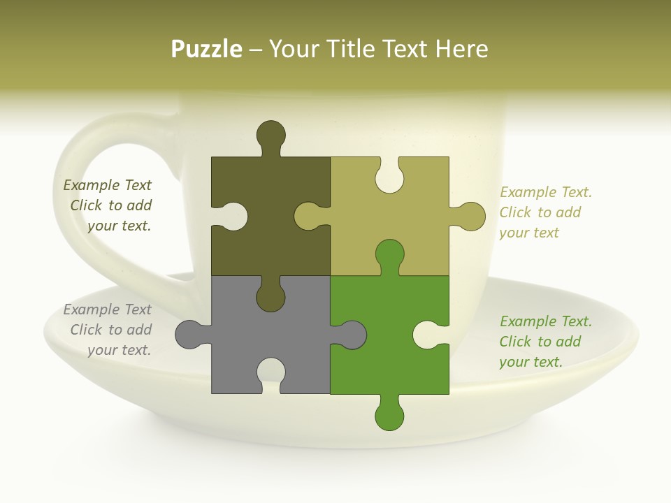 Coffee Coffee Cup White Background PowerPoint Template