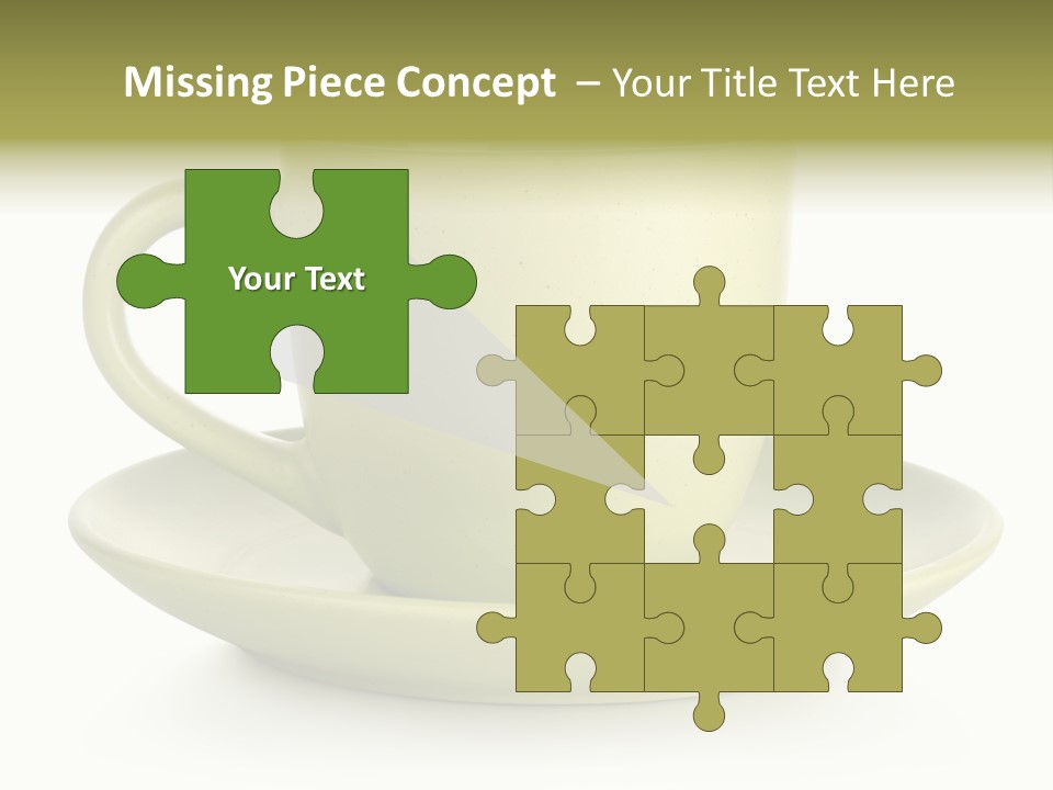 Coffee Coffee Cup White Background PowerPoint Template