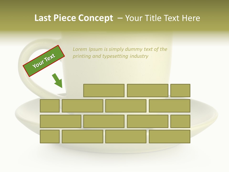 Coffee Coffee Cup White Background PowerPoint Template