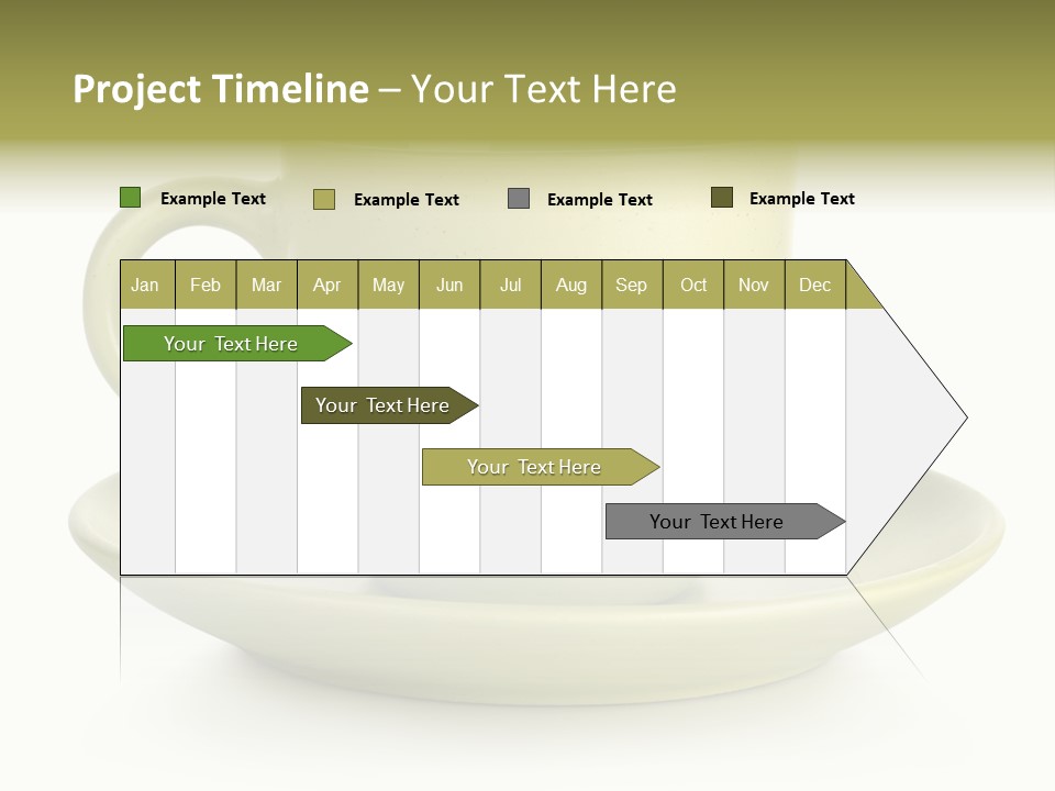 Coffee Coffee Cup White Background PowerPoint Template
