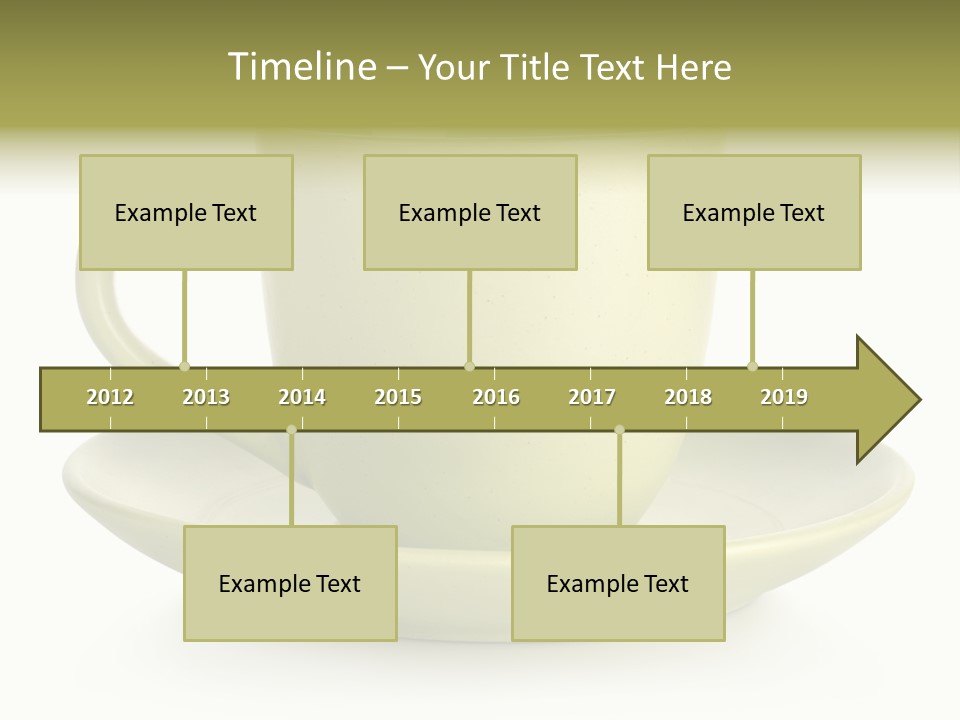 Coffee Coffee Cup White Background PowerPoint Template