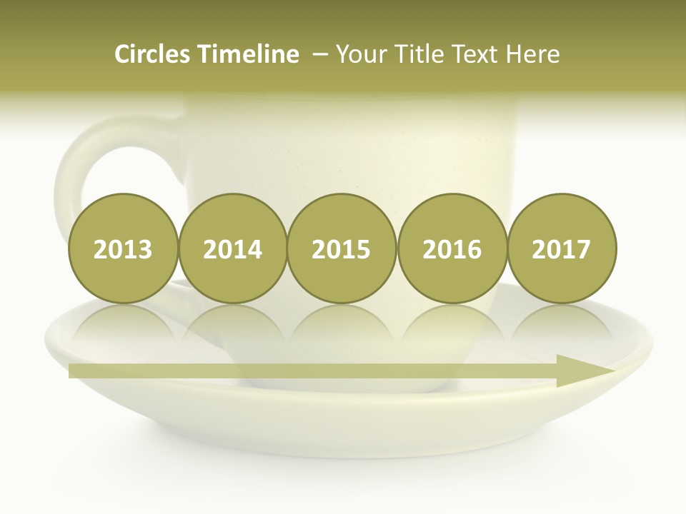 Coffee Coffee Cup White Background PowerPoint Template