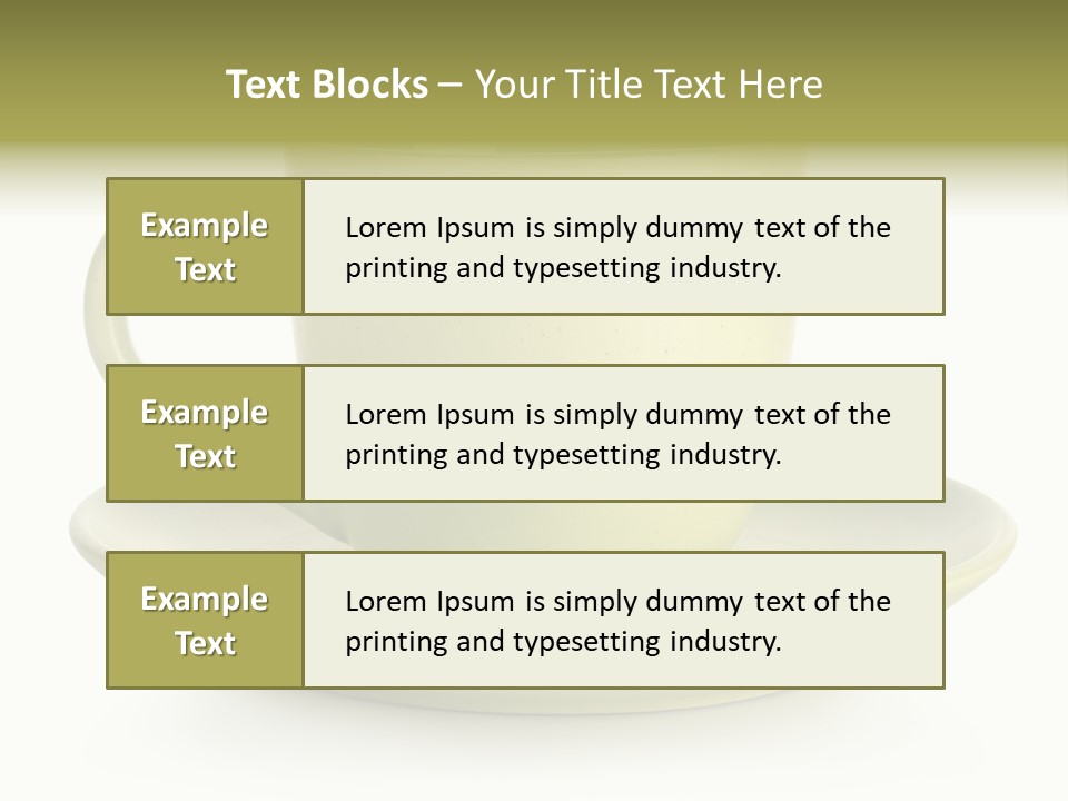 Coffee Coffee Cup White Background PowerPoint Template