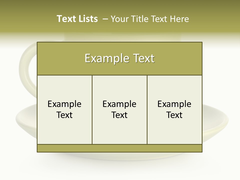 Coffee Coffee Cup White Background PowerPoint Template