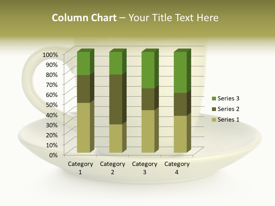 Coffee Coffee Cup White Background PowerPoint Template
