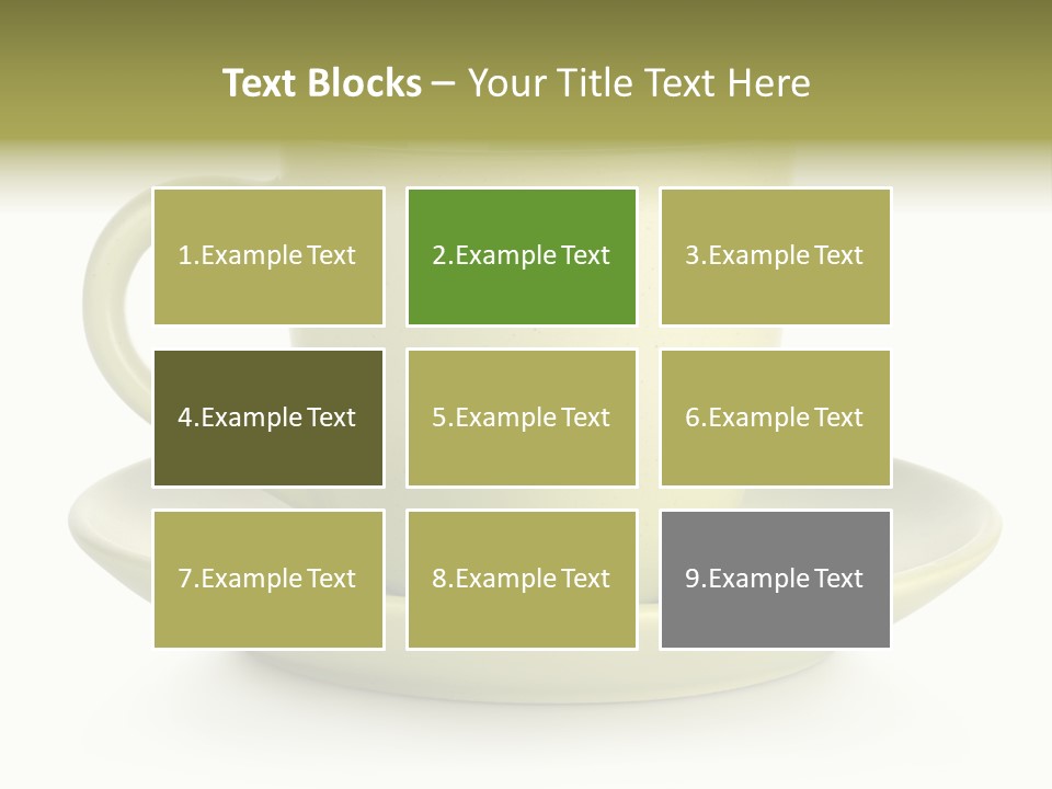 Coffee Coffee Cup White Background PowerPoint Template