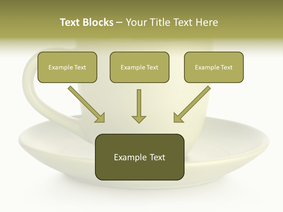 Coffee Coffee Cup White Background PowerPoint Template