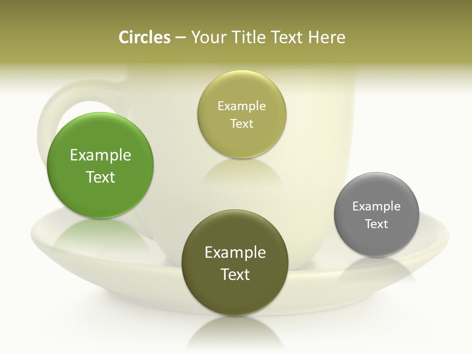 Coffee Coffee Cup White Background PowerPoint Template