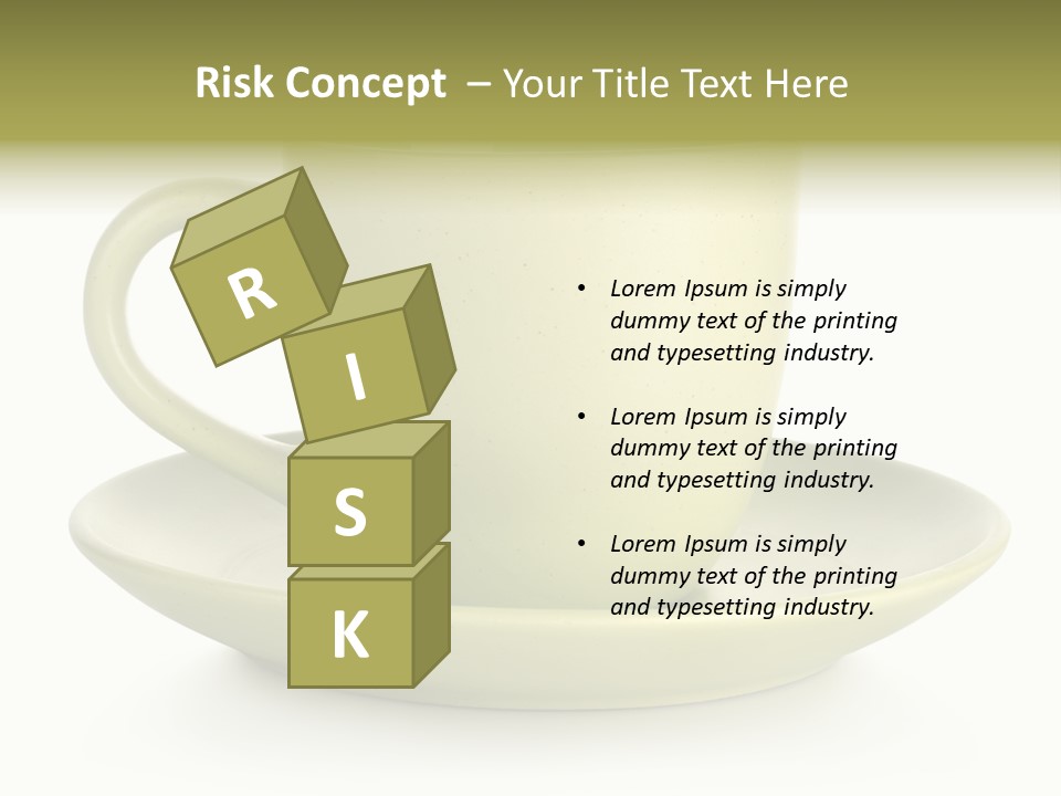 Coffee Coffee Cup White Background PowerPoint Template