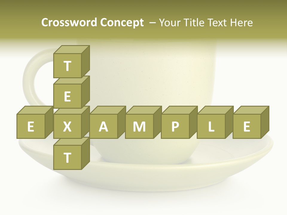 Coffee Coffee Cup White Background PowerPoint Template