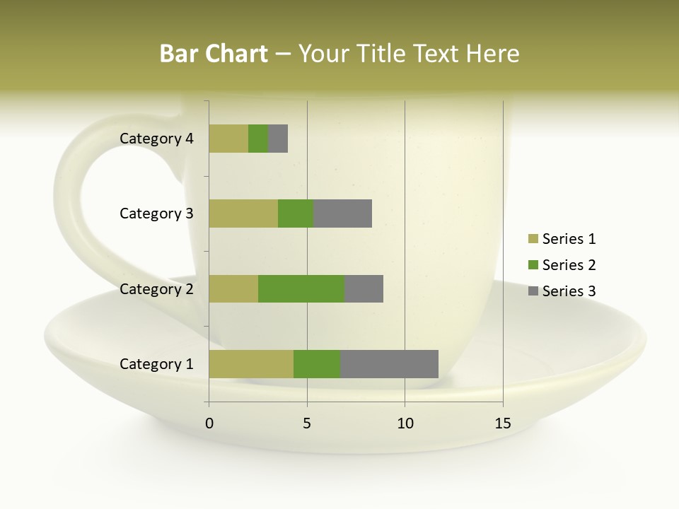 Coffee Coffee Cup White Background PowerPoint Template