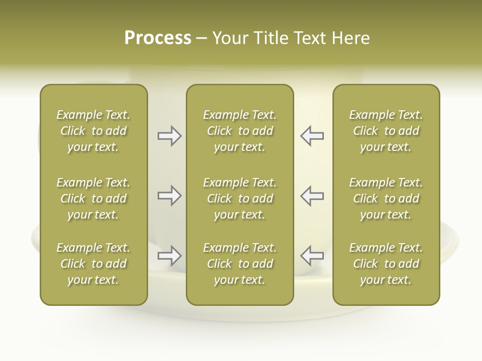 Coffee Coffee Cup White Background PowerPoint Template