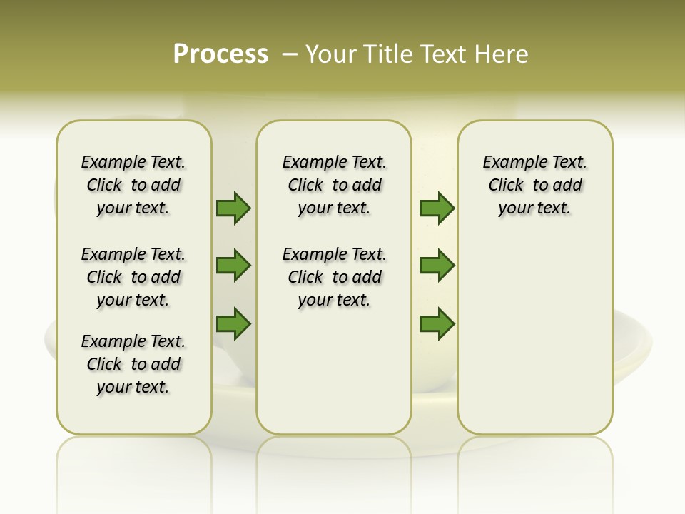 Coffee Coffee Cup White Background PowerPoint Template