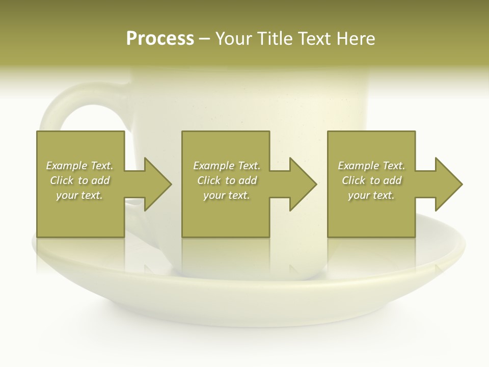 Coffee Coffee Cup White Background PowerPoint Template