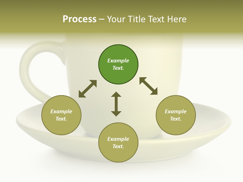 Coffee Coffee Cup White Background PowerPoint Template