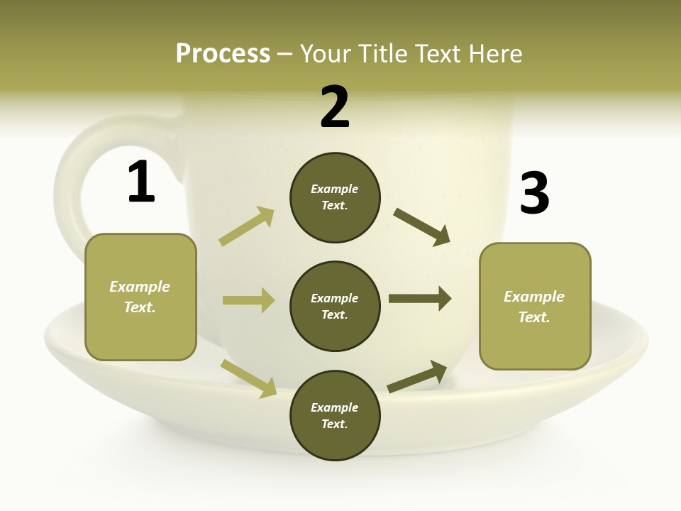 Coffee Coffee Cup White Background PowerPoint Template