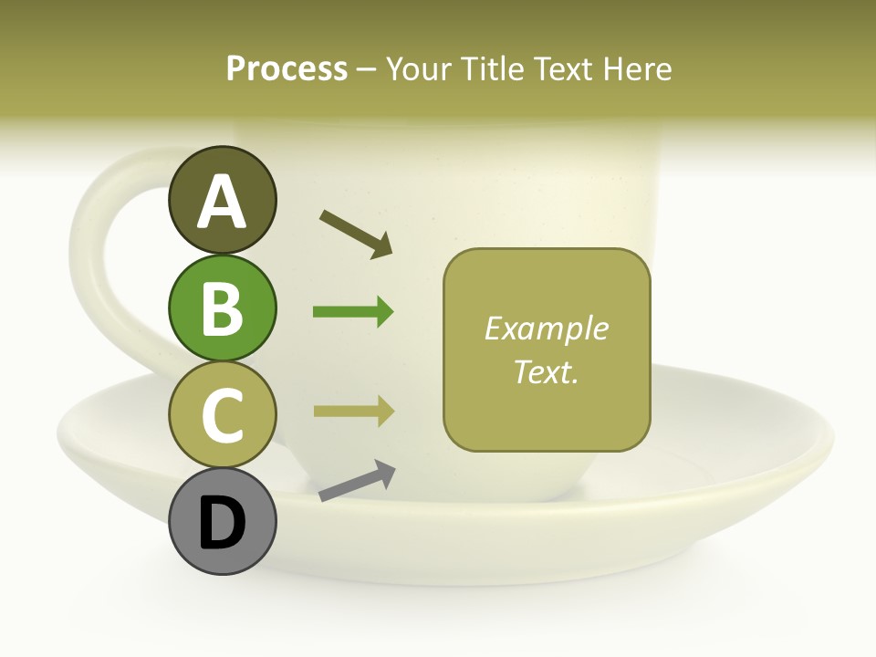 Coffee Coffee Cup White Background PowerPoint Template