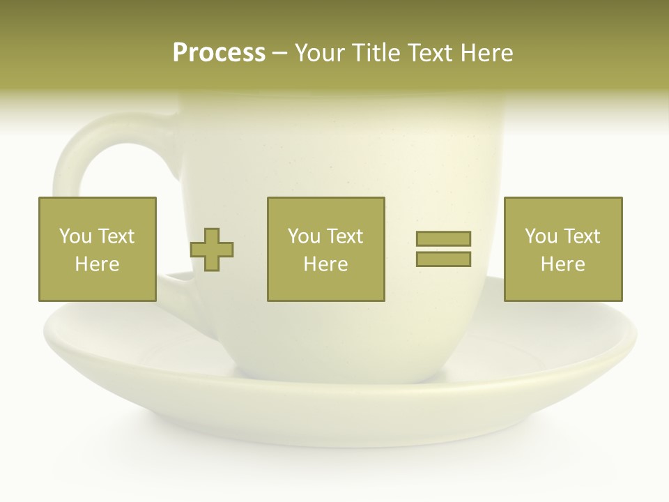 Coffee Coffee Cup White Background PowerPoint Template