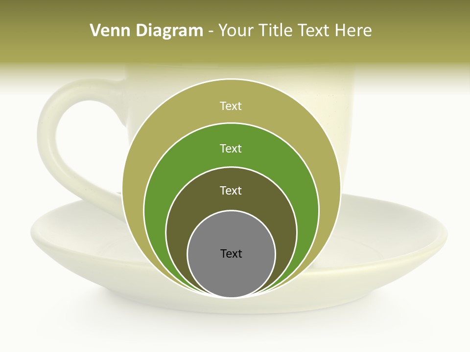 Coffee Coffee Cup White Background PowerPoint Template