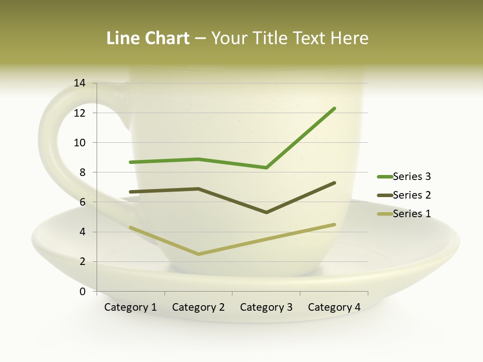 Coffee Coffee Cup White Background PowerPoint Template