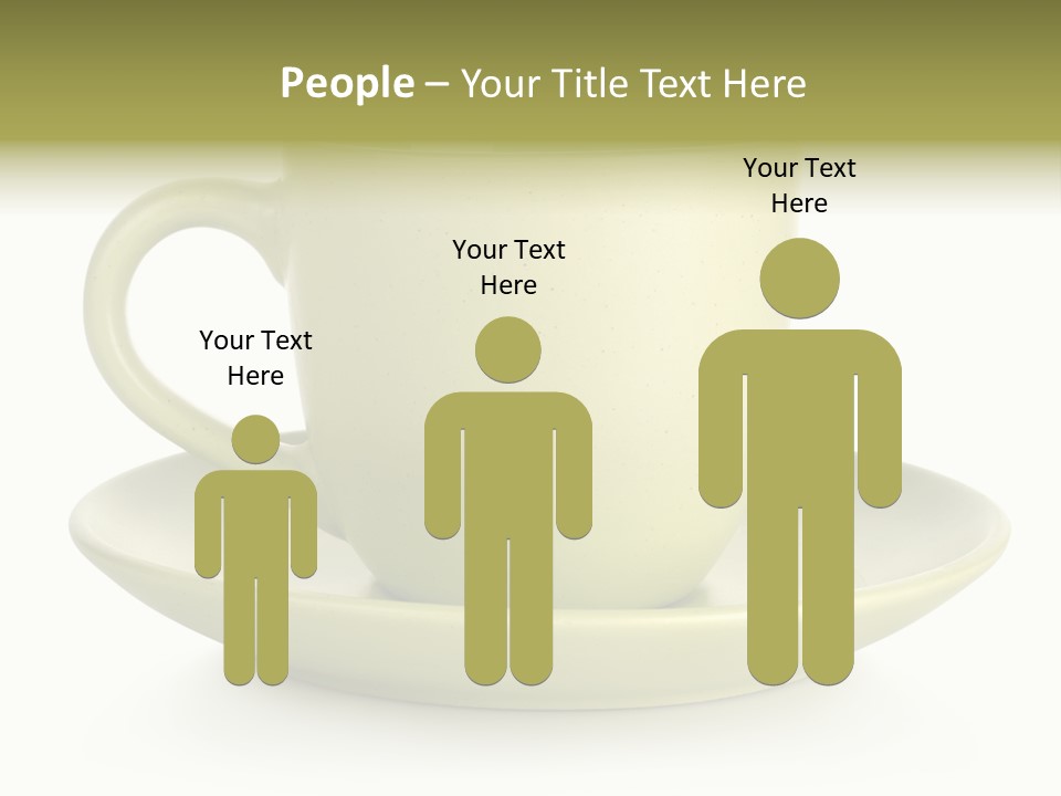 Coffee Coffee Cup White Background PowerPoint Template