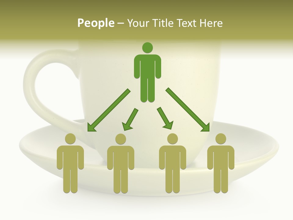 Coffee Coffee Cup White Background PowerPoint Template