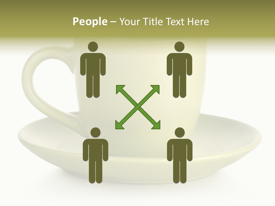 Coffee Coffee Cup White Background PowerPoint Template