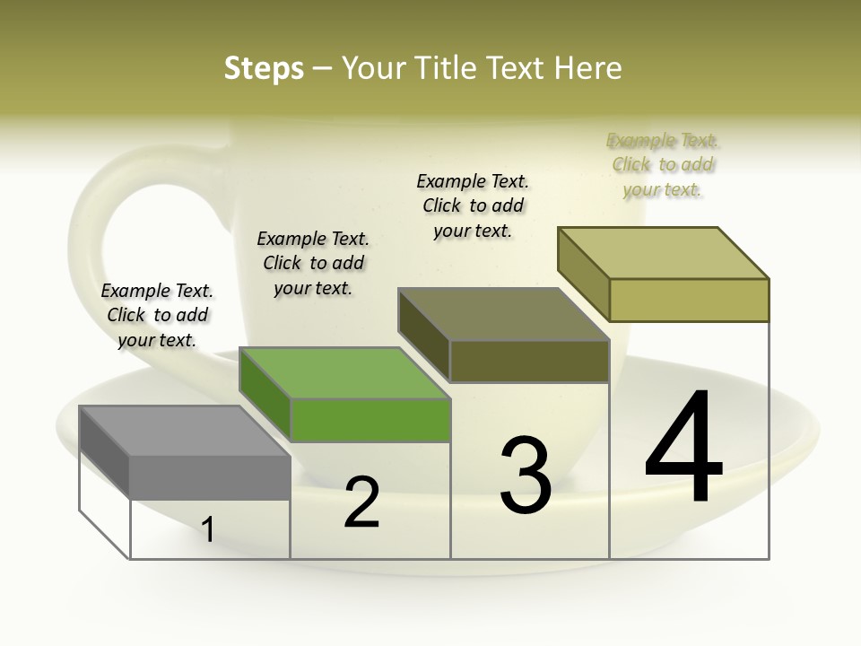 Coffee Coffee Cup White Background PowerPoint Template