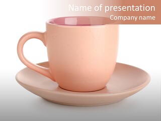 Household Object Isolated Tea PowerPoint Template