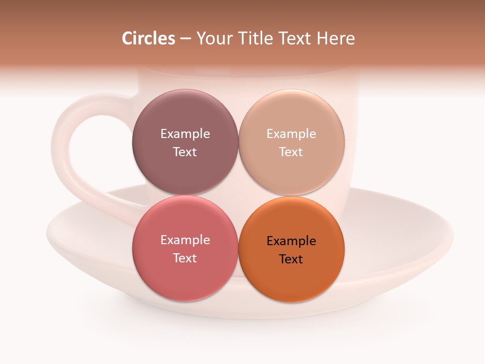 Household Object Isolated Tea PowerPoint Template