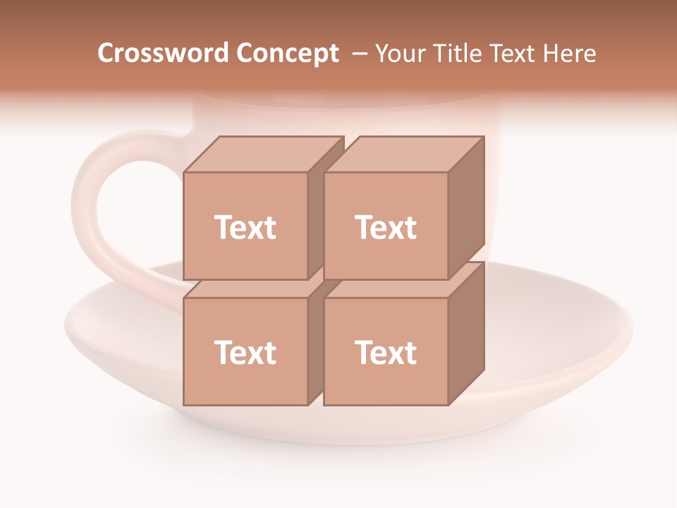 Household Object Isolated Tea PowerPoint Template