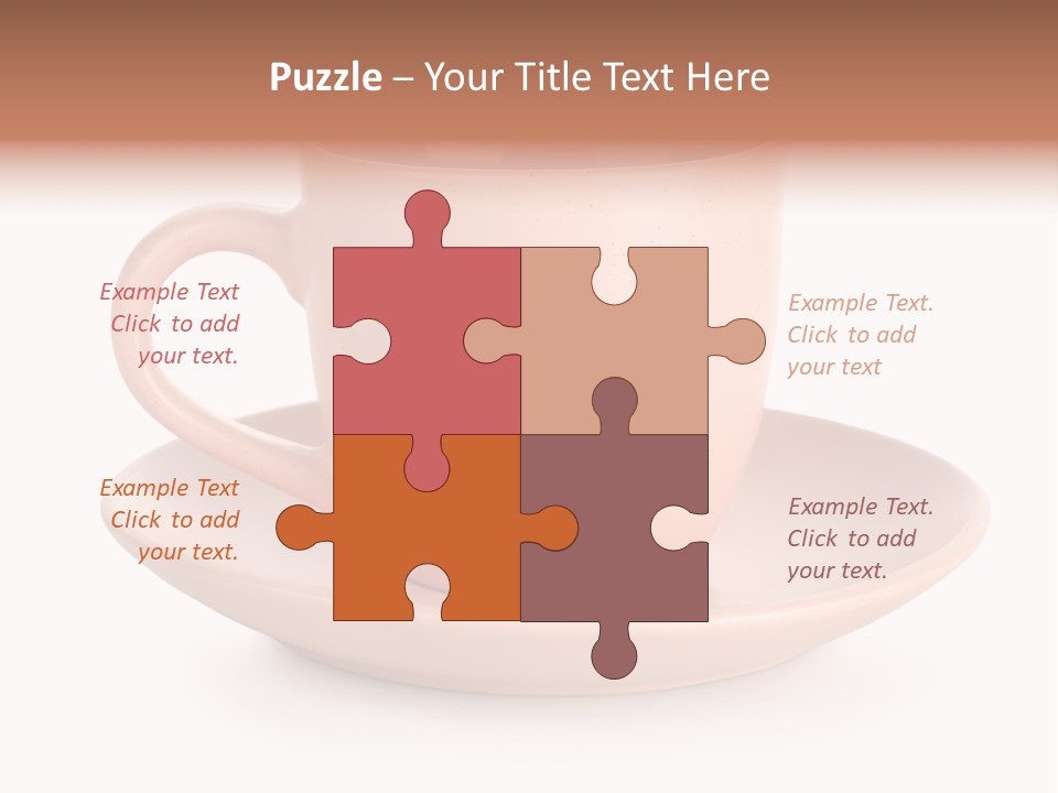 Household Object Isolated Tea PowerPoint Template