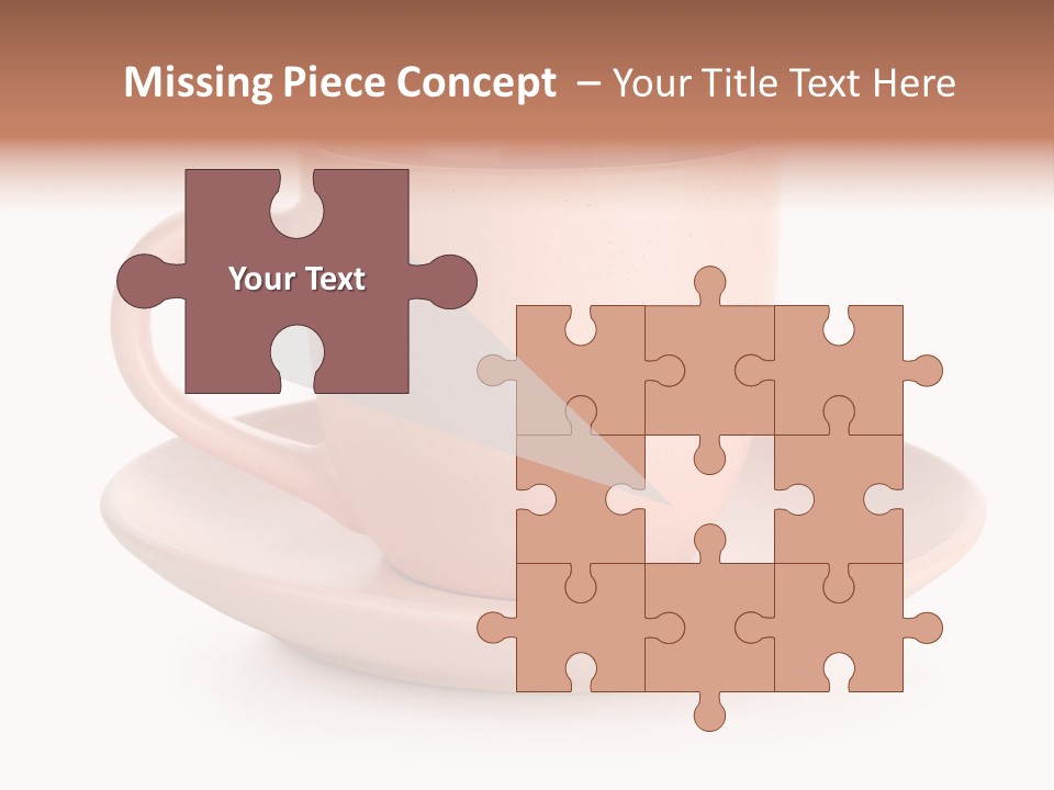 Household Object Isolated Tea PowerPoint Template